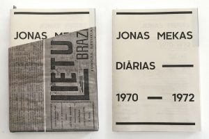 Livro de poemas “Diarias” de Jonas Mekas
